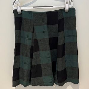 Reformation Plaid Skirt